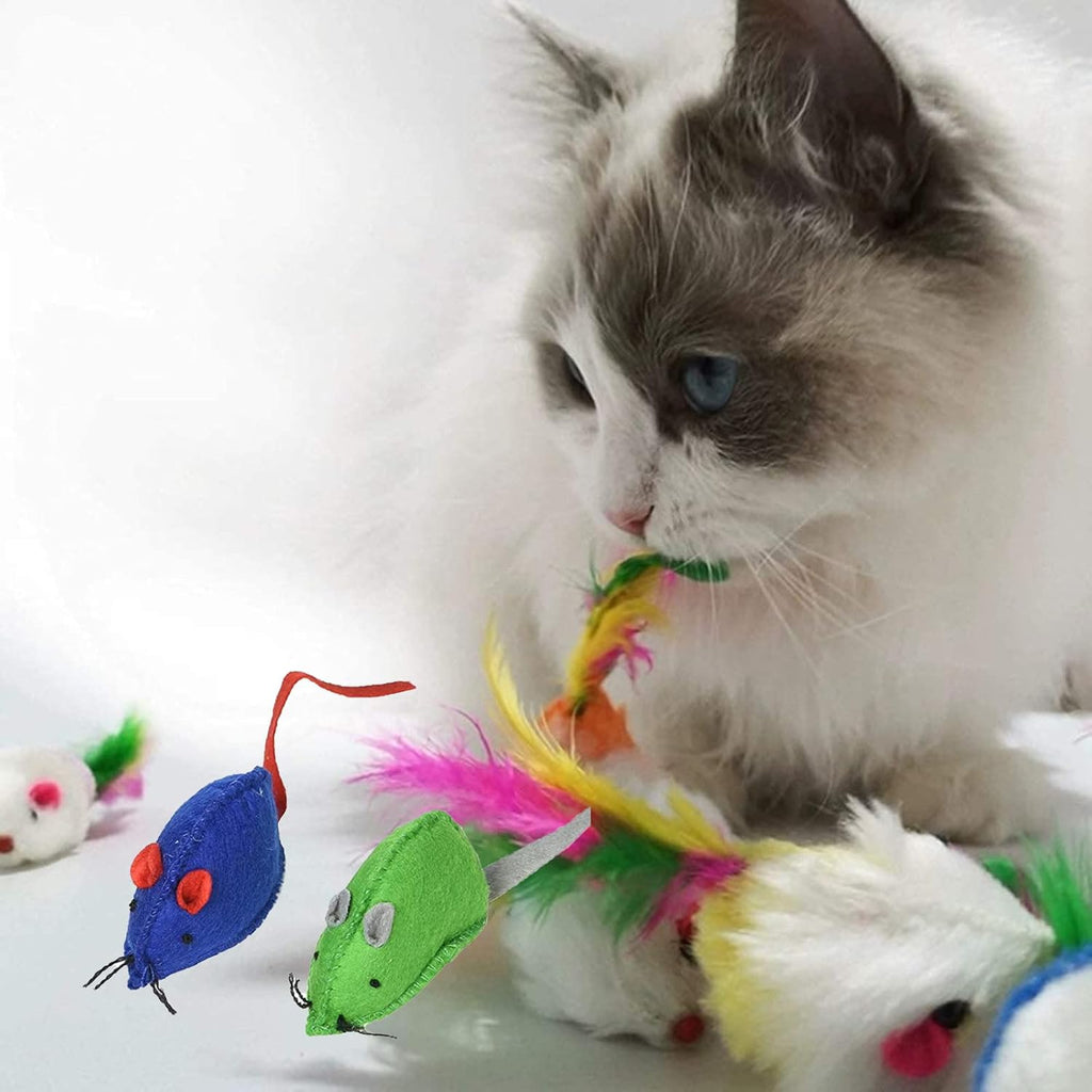 Fake Mouse Toy for cats-2pcs