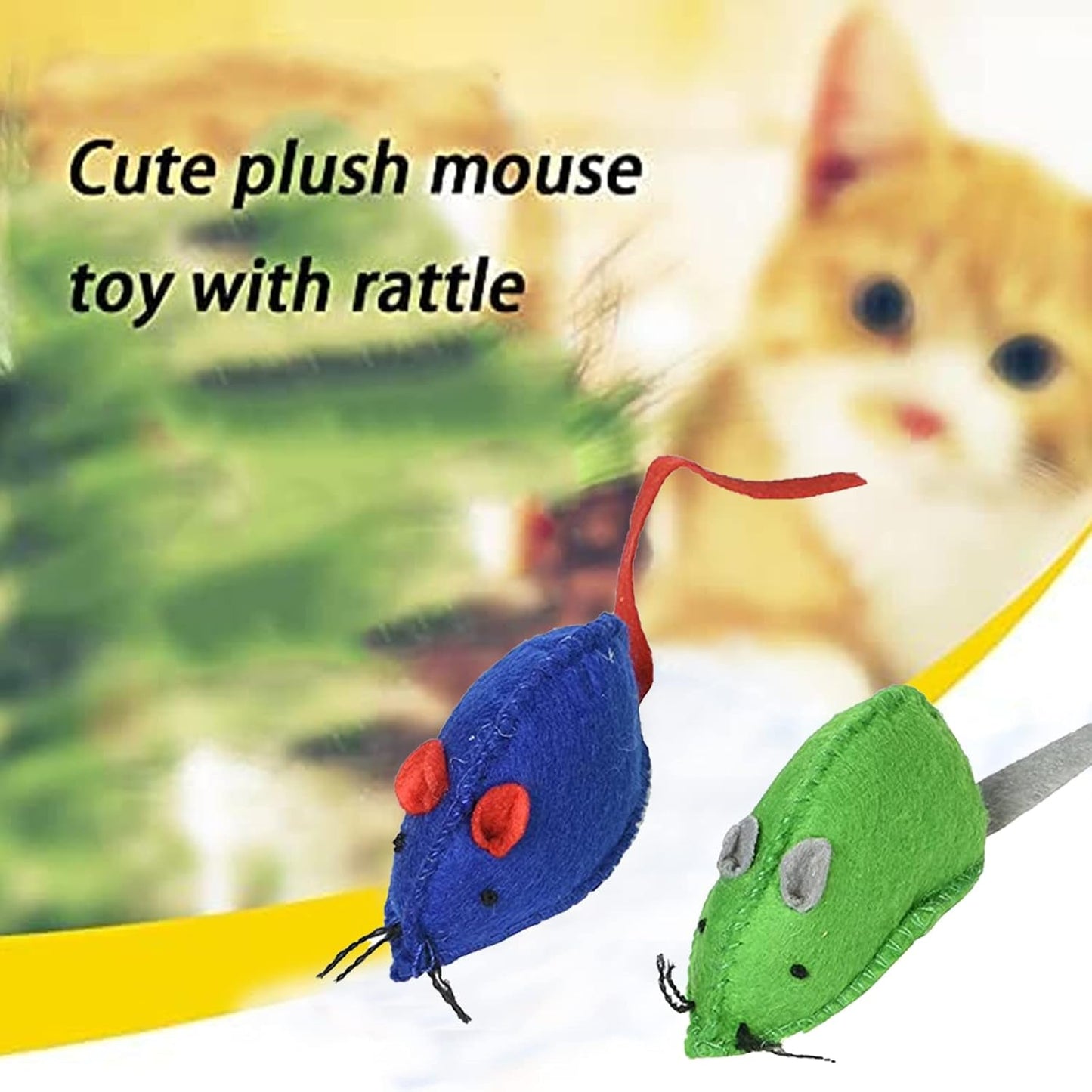 Fake Mouse Toy for cats-2pcs