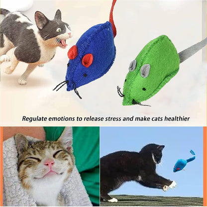 Fake Mouse Toy for cats-2pcs