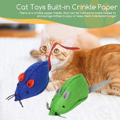 Fake Mouse Toy for cats-2pcs