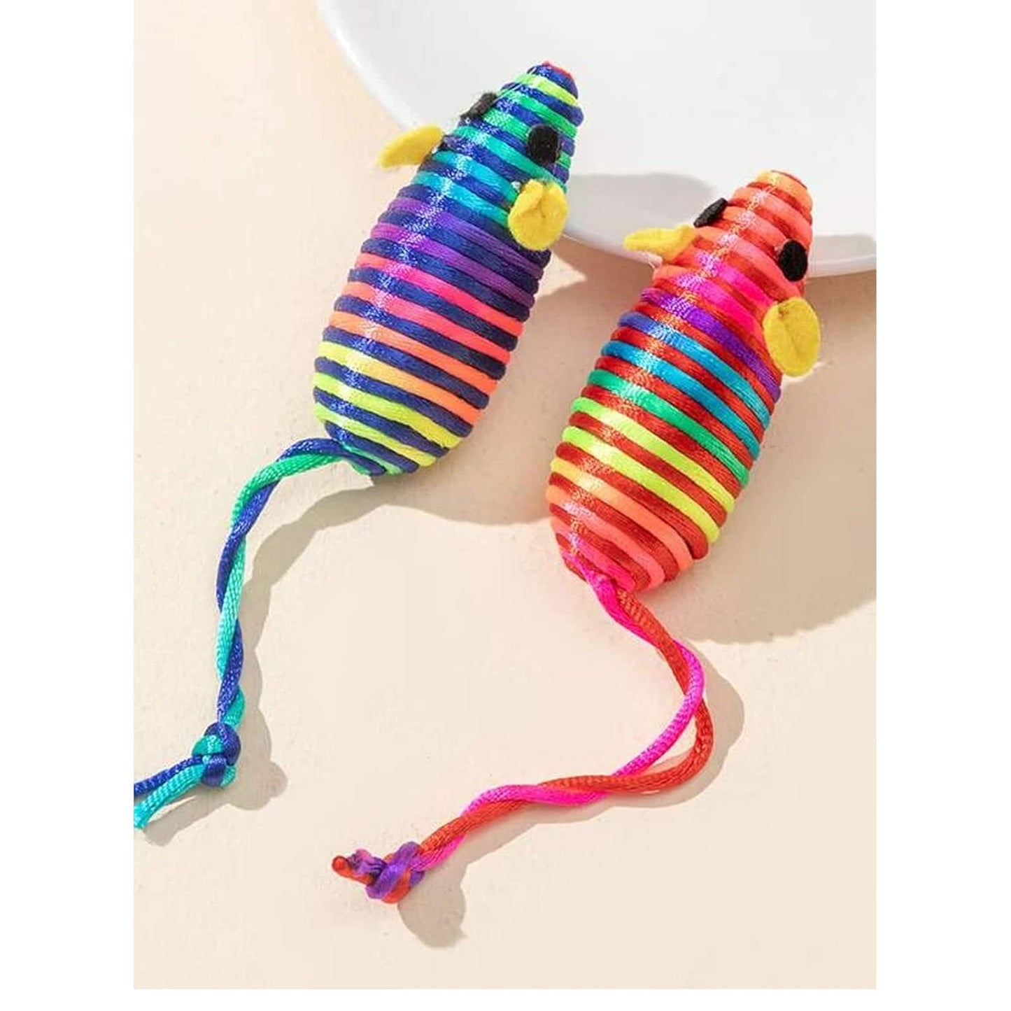 Sisal Mouse Cat Toy Duo