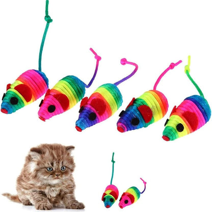 Sisal Mouse Cat Toy Duo