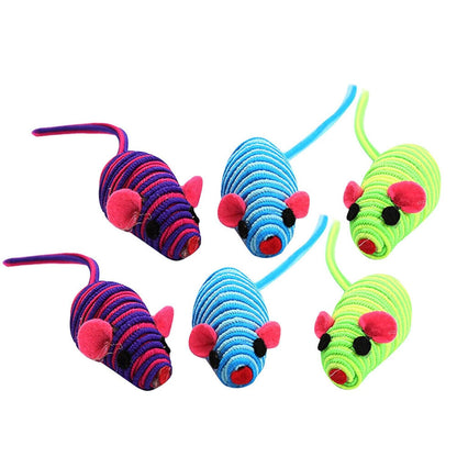 Sisal Mouse Cat Toy Duo