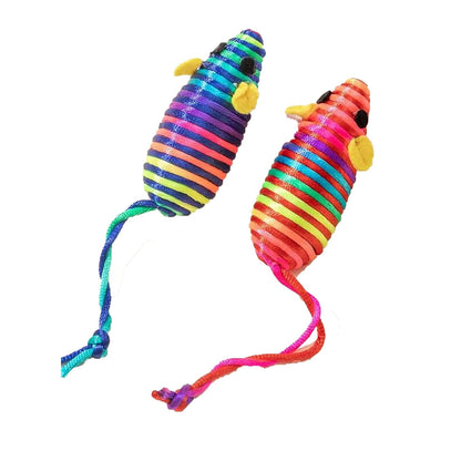 Sisal Mouse Cat Toy Duo