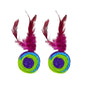 Rainbow Feather Bell Cat Toys 2 pcs