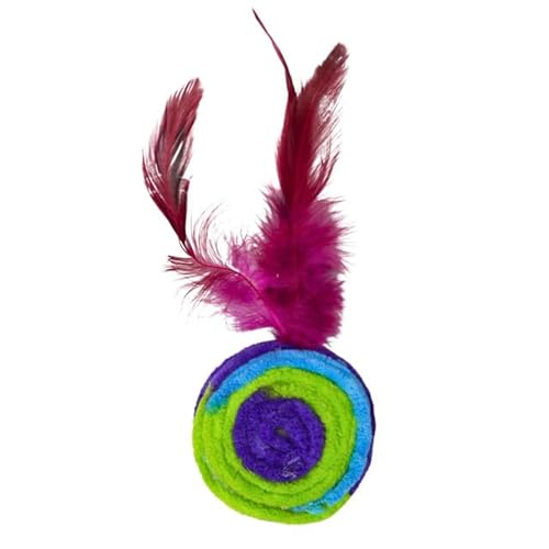 Rainbow Flutter Feather Cat Balls