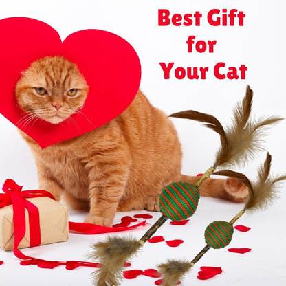 Soft Plush Furry Funny Cat Balls