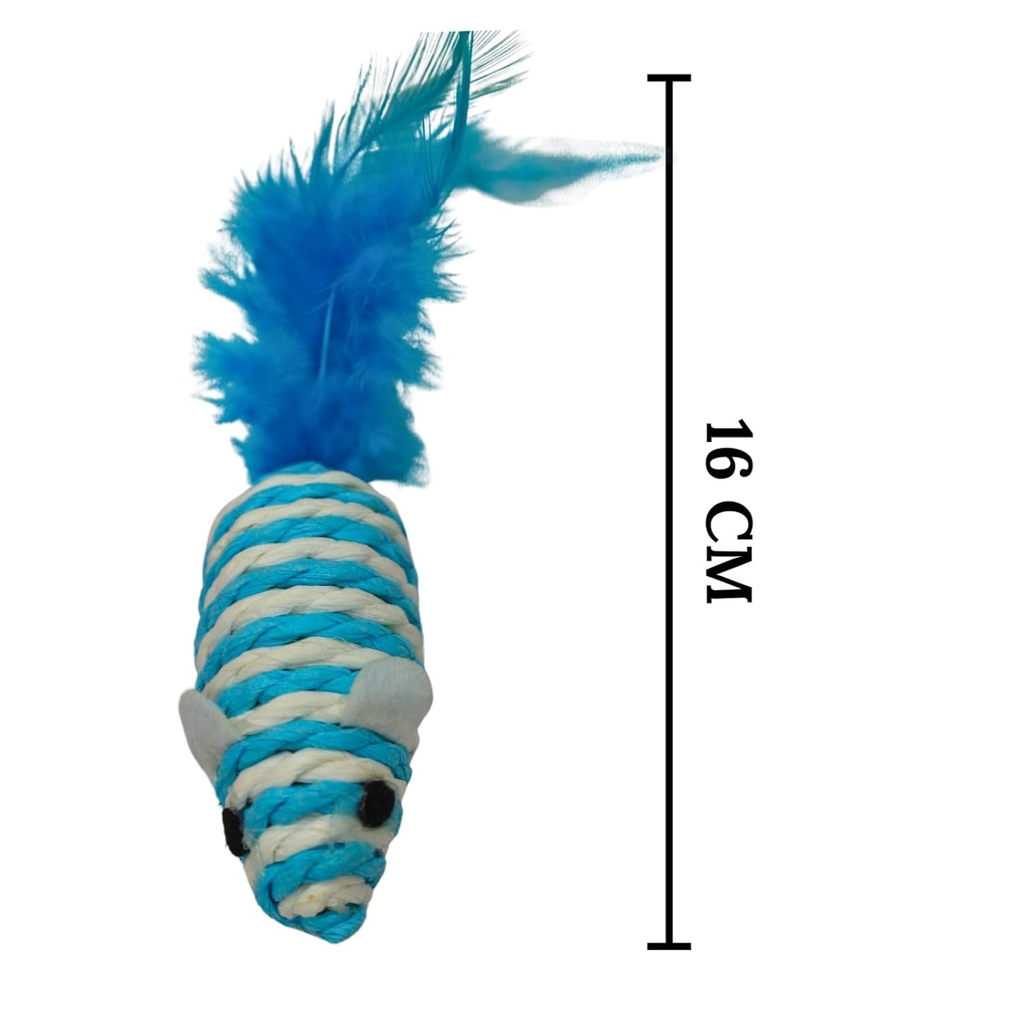 Sisal Rattle Mouse Cat Toy