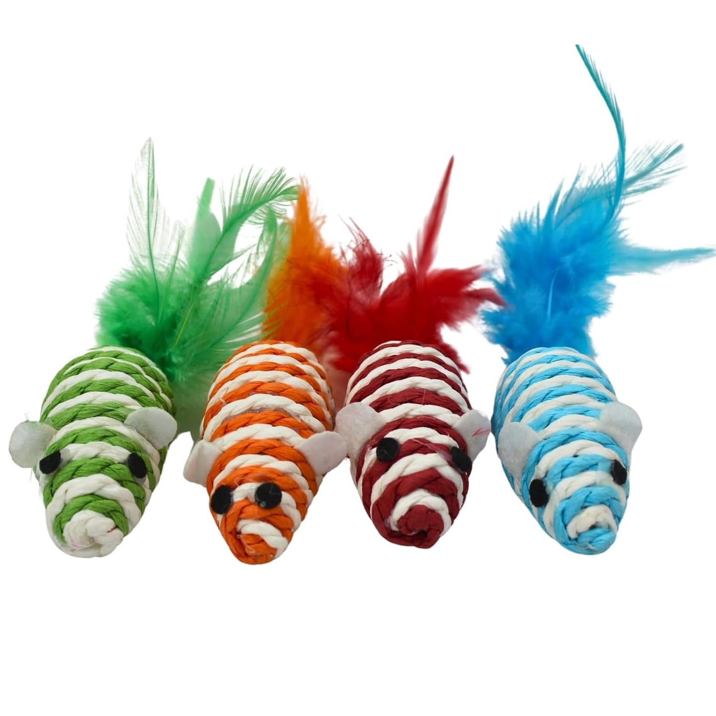 Sisal Rattle Mouse Cat Toy