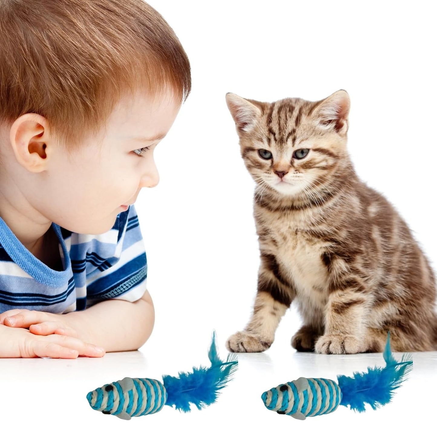 Sisal Rattle Mouse Cat Toy