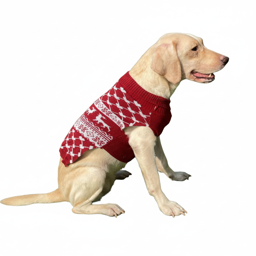 Dog Christmas Sweater - Pet Winter Knitwear