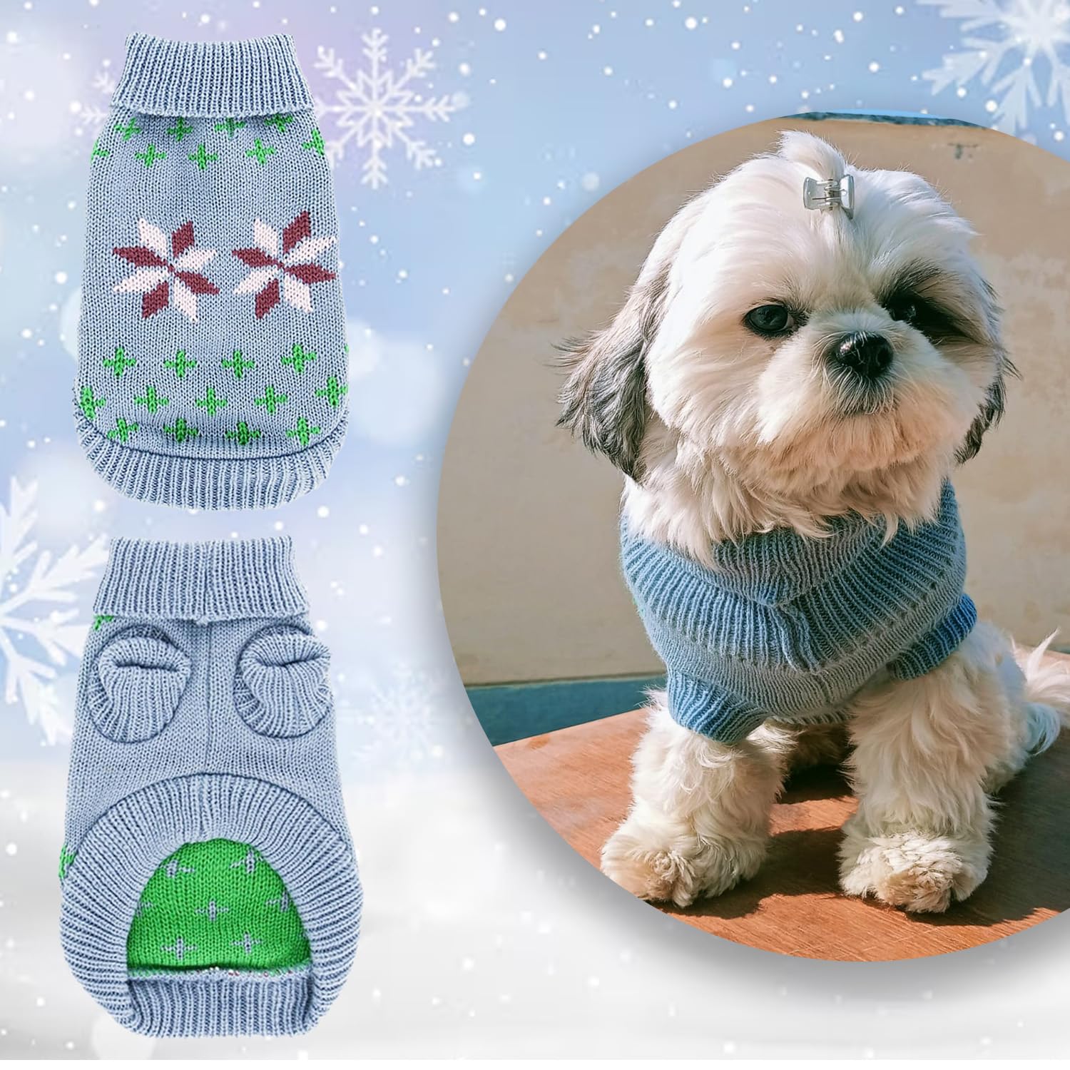 Winter Sweater for Small Size Pets