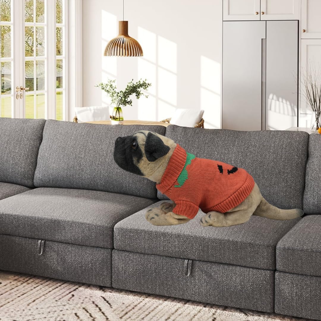 Knitted Turtleneck Dog Sweater