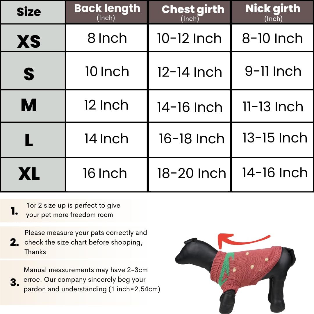 Pet's Sweaters for cold weathers