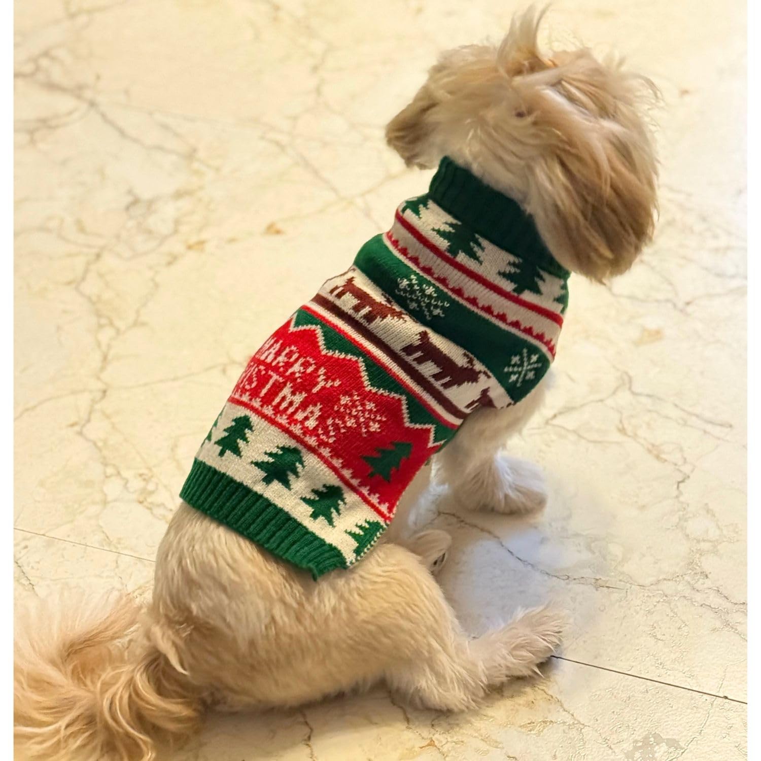 Christmas Dog Sweater for Winters