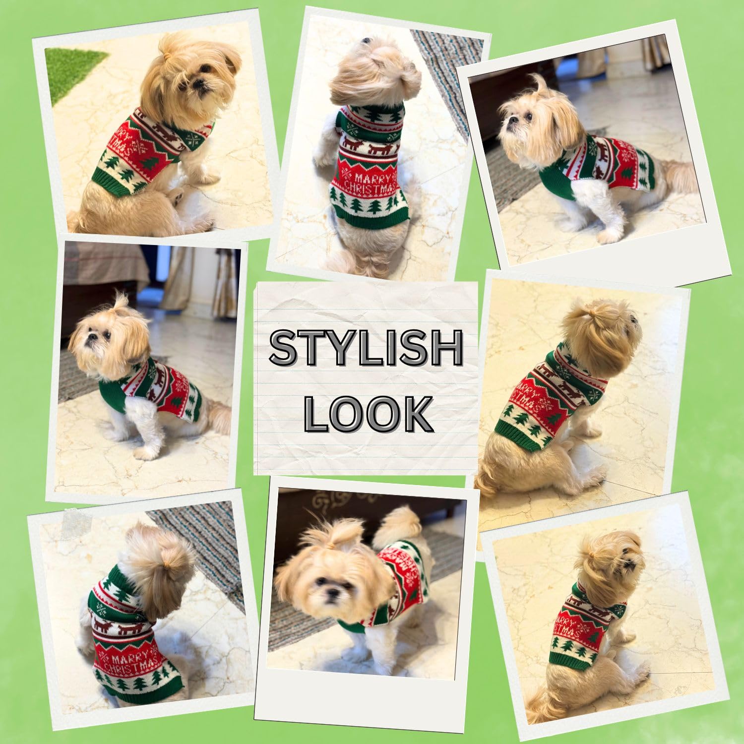 Christmas Dog Sweater for Winters
