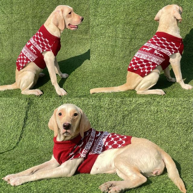 Dog Christmas Sweater - Pet Winter Knitwear