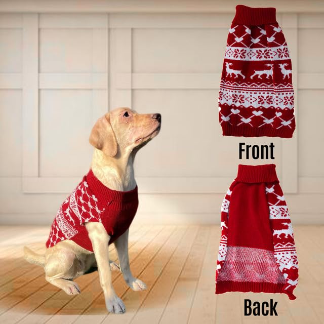 Dog Christmas Sweater - Pet Winter Knitwear