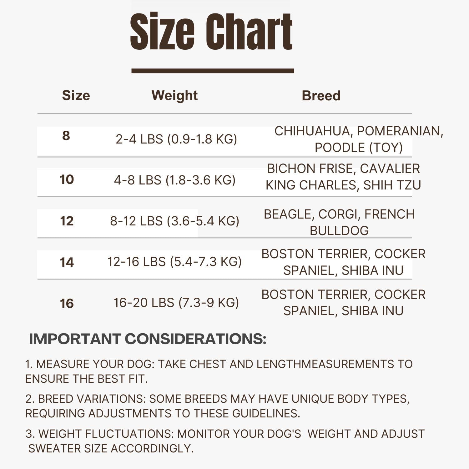 Sweaters for Small Dogs & Cats