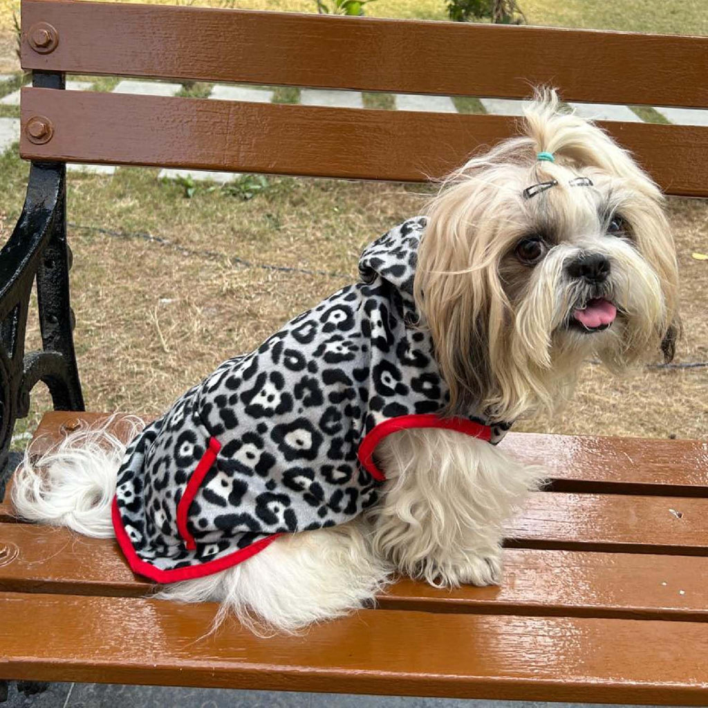 Dog Sweater with Leash Hole