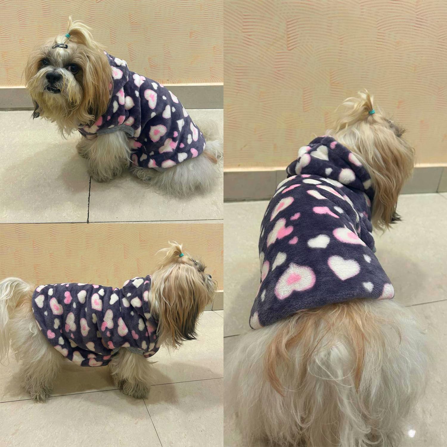Polka Dot Winter Dog Sweater