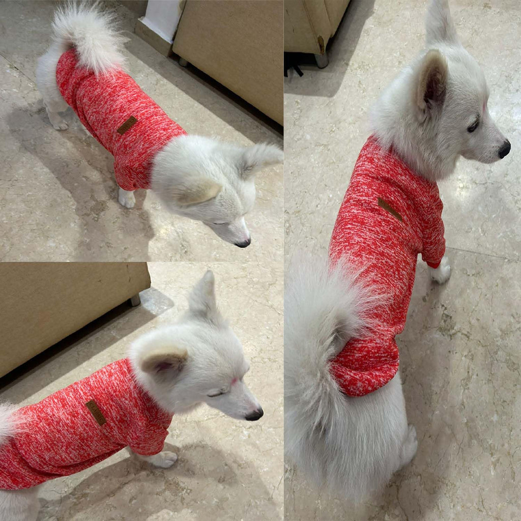 Warm Knit Dog Sweater for all Breeds