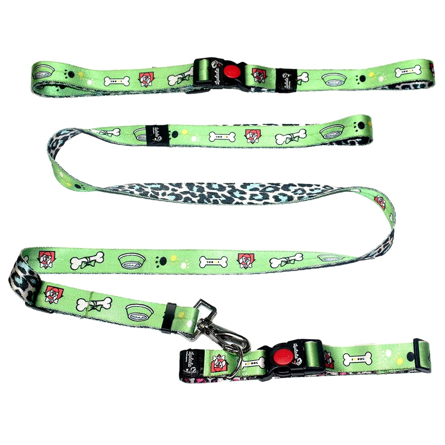 Dog Collar, Leash and Waist Belt Set