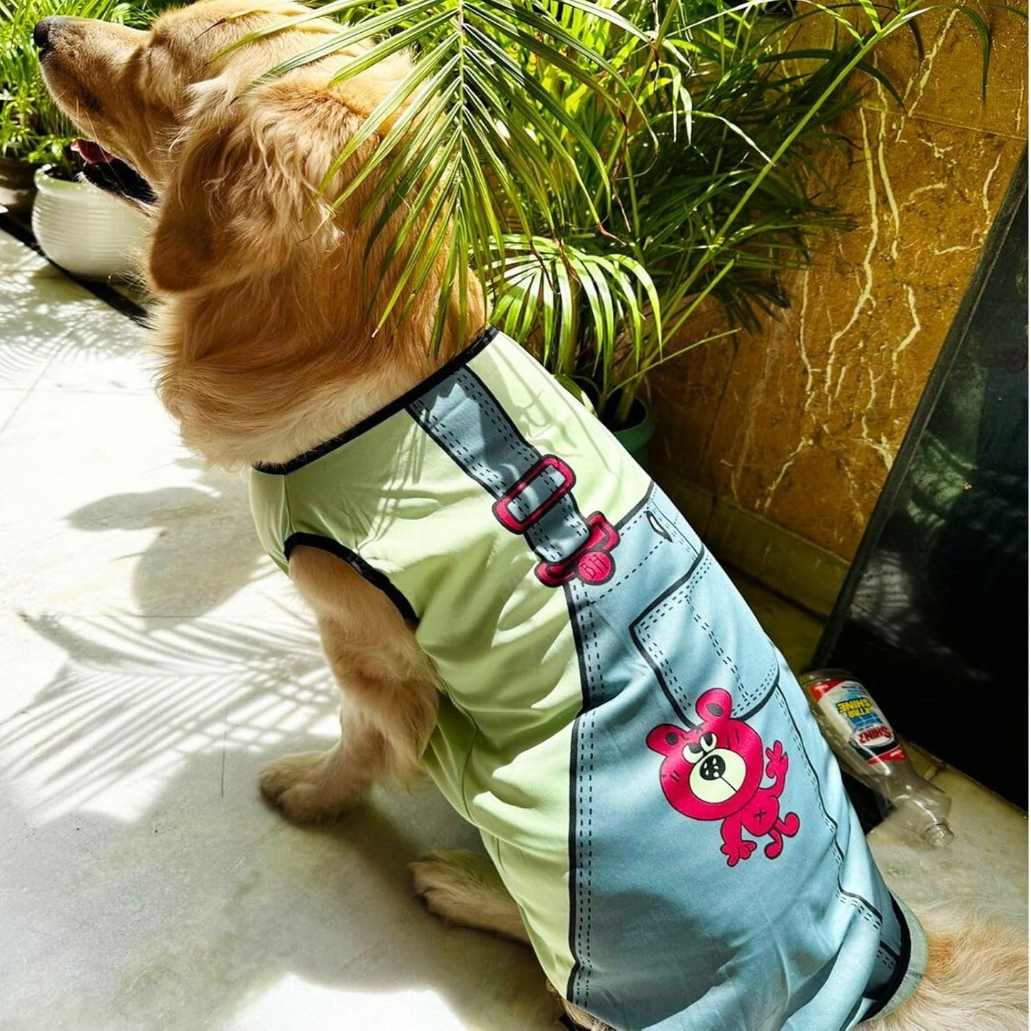 Dog Printed T-Shirts Clothes Vest