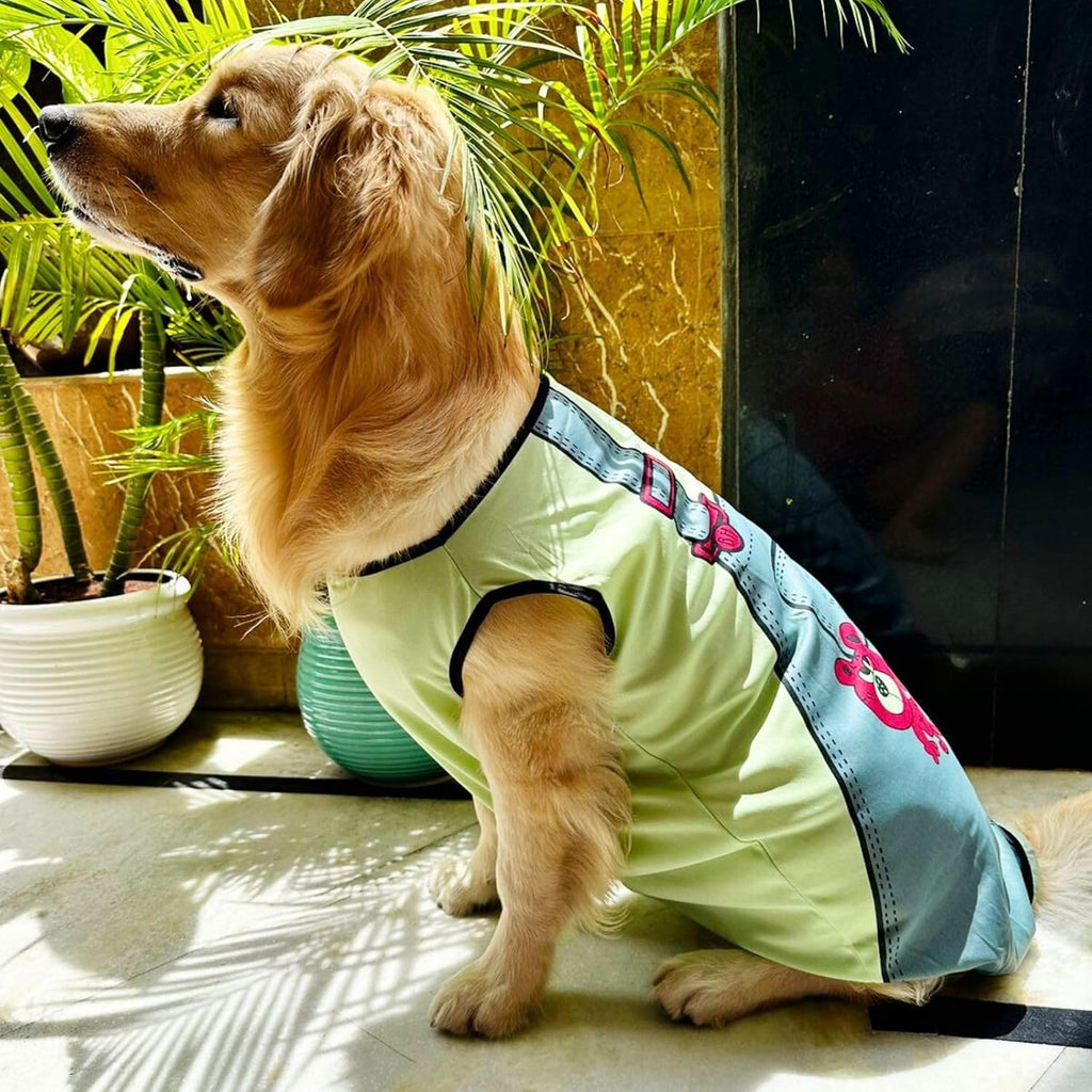 Dog Printed T-Shirts Clothes Vest