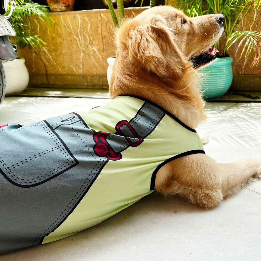 Dog Printed T-Shirts Clothes Vest