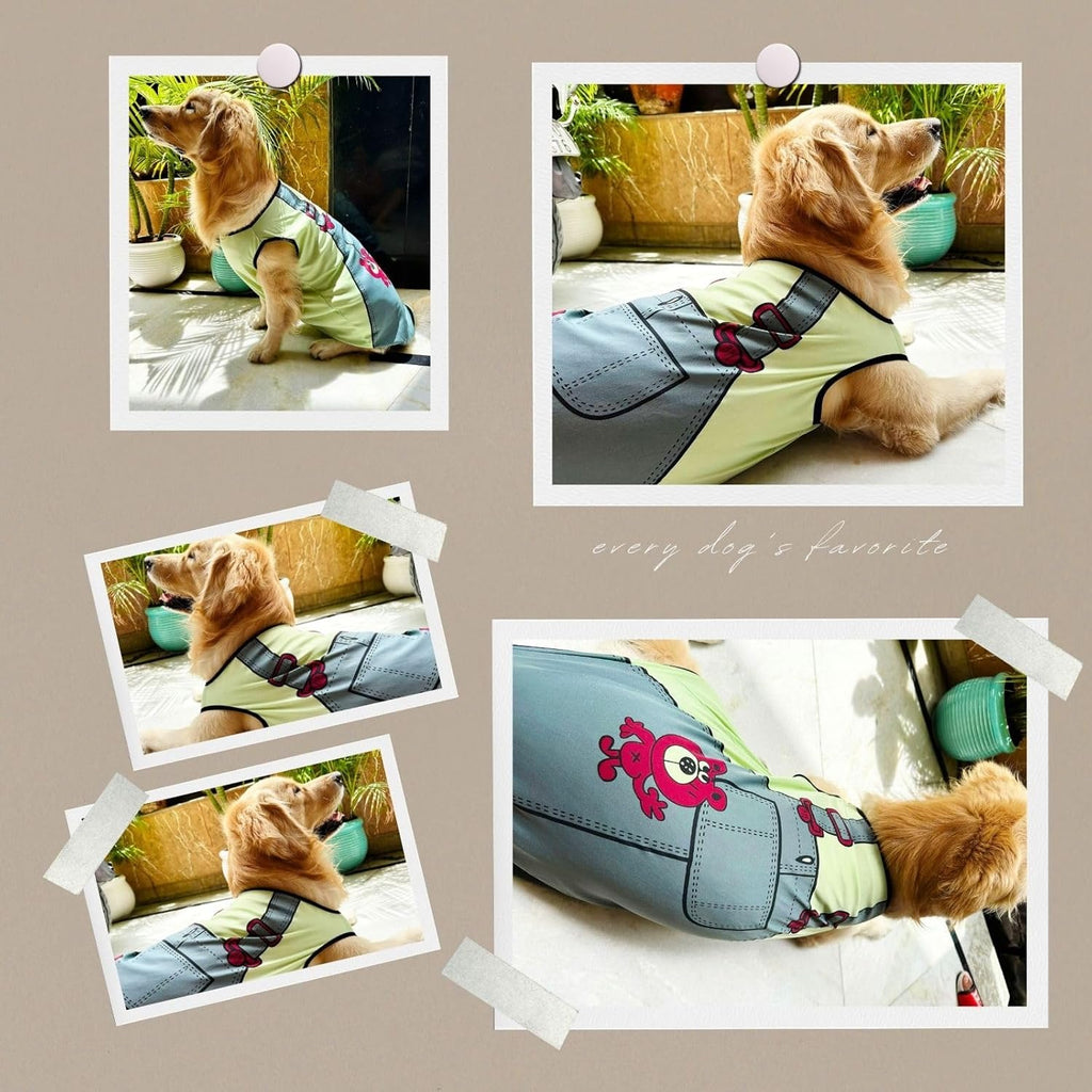 Dog Printed T-Shirts Clothes Vest