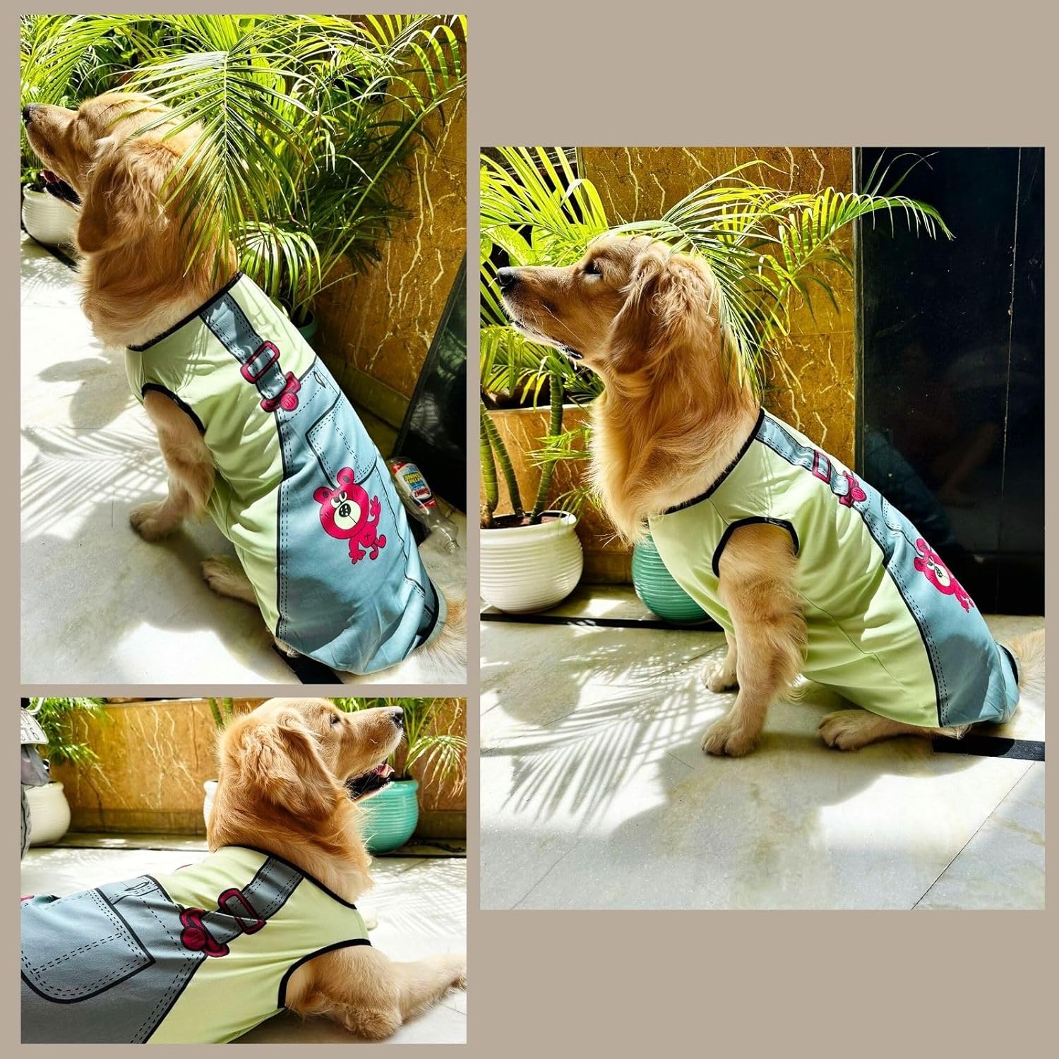 Dog Printed T-Shirts Clothes Vest