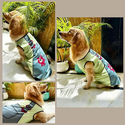 Dog Printed T-Shirts Clothes Vest