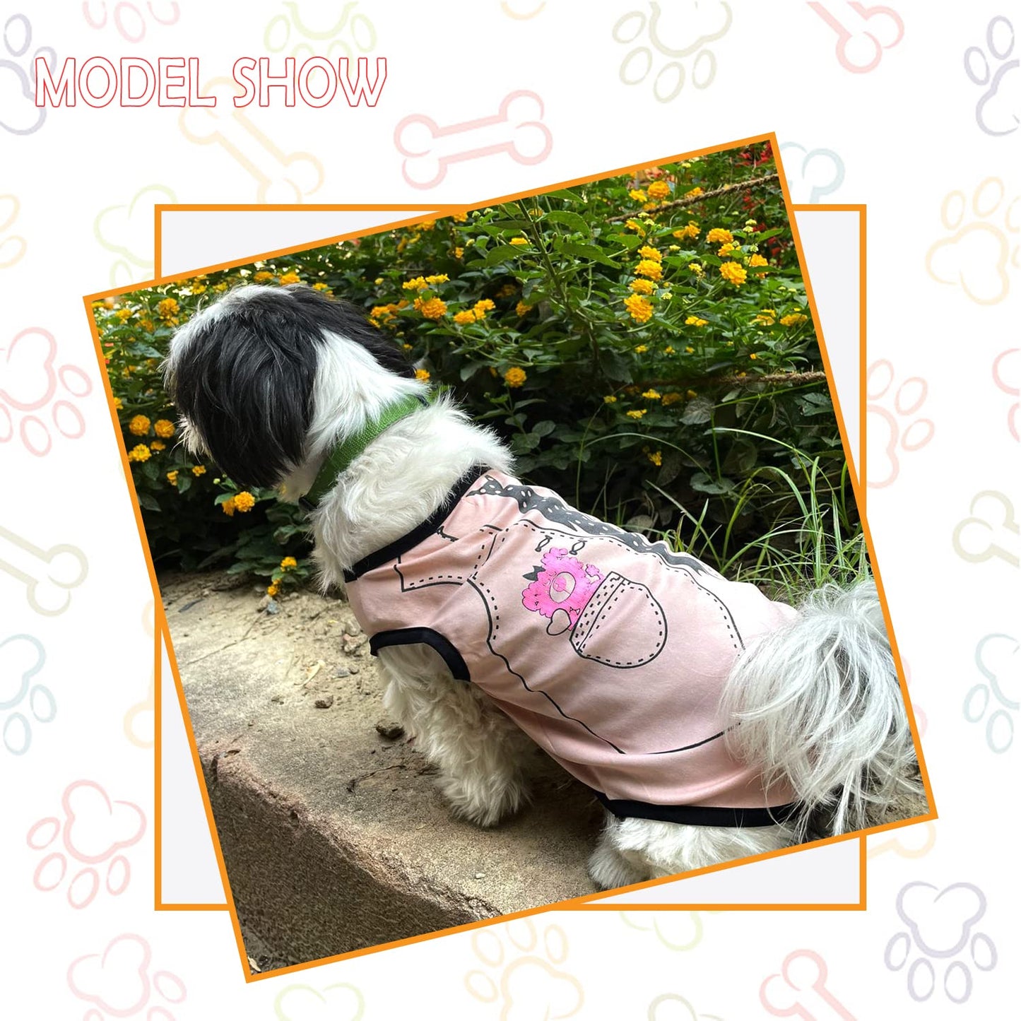 Soft Breathable Sleeveless Pet T-Shirt