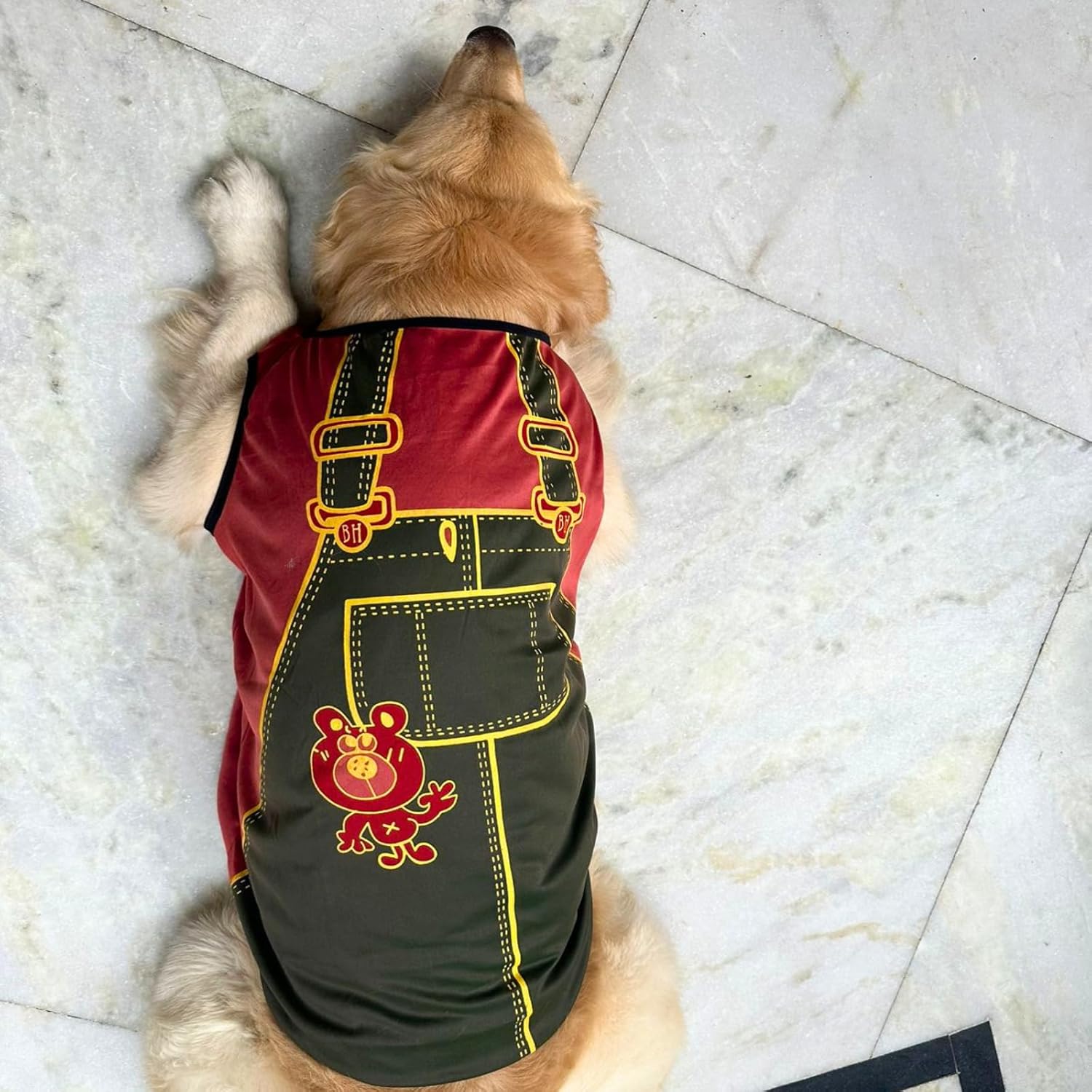 Dog Printed T-Shirts Clothes Vest