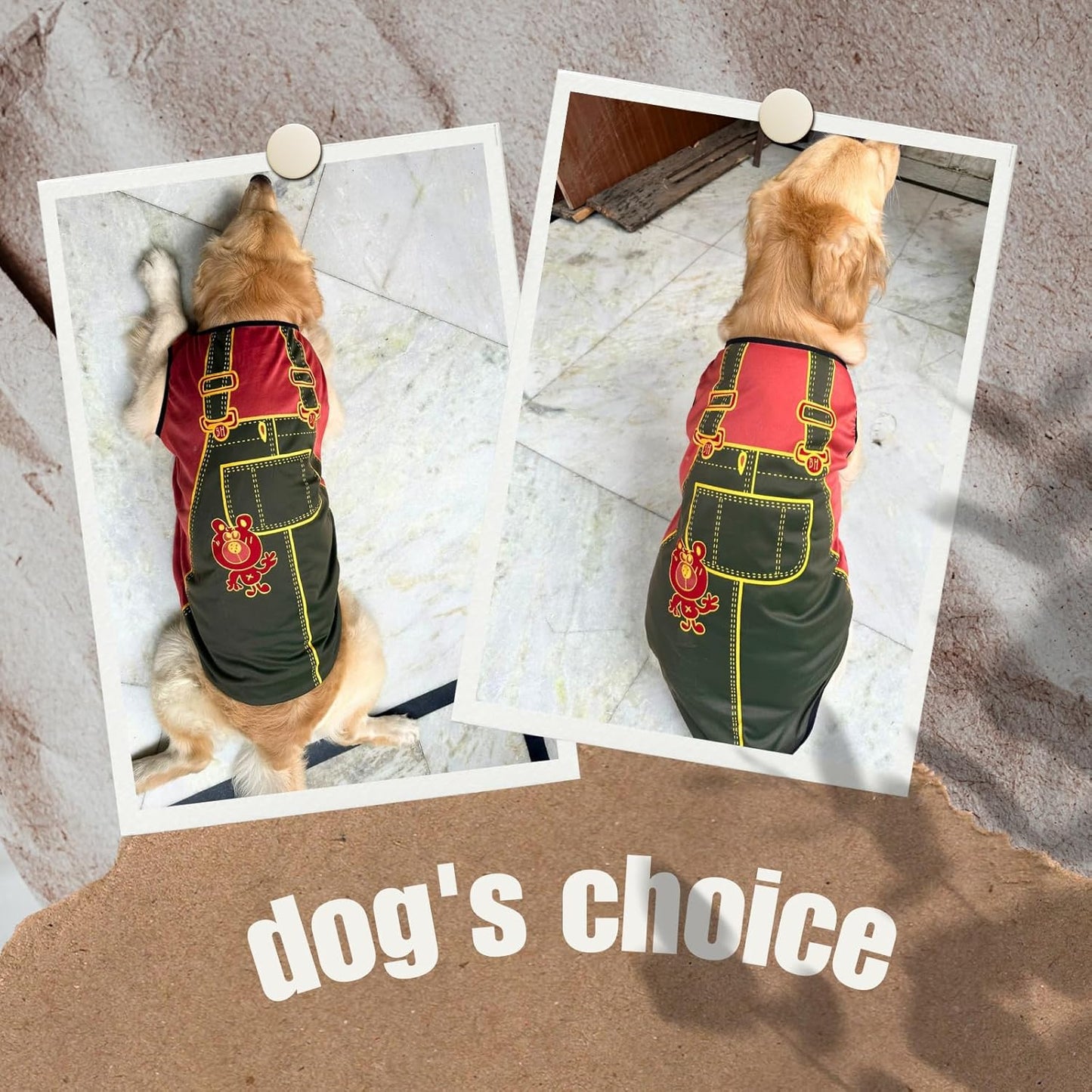 Dog Printed T-Shirts Clothes Vest