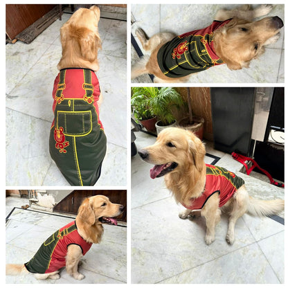 Dog Printed T-Shirts Clothes Vest