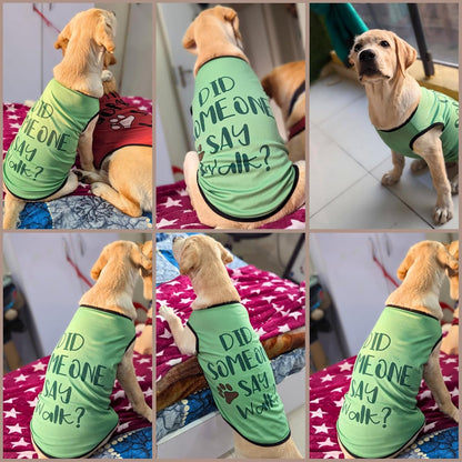 Cute Printed Summer T Shirts for Dogs