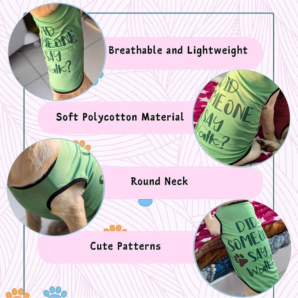 Cute Printed Summer T Shirts for Dogs