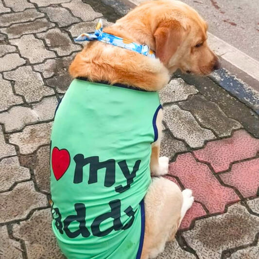 Printed Sleeveless Pet T-Shirt