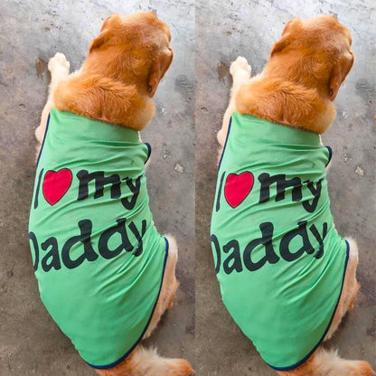 Printed Sleeveless Pet T-Shirt