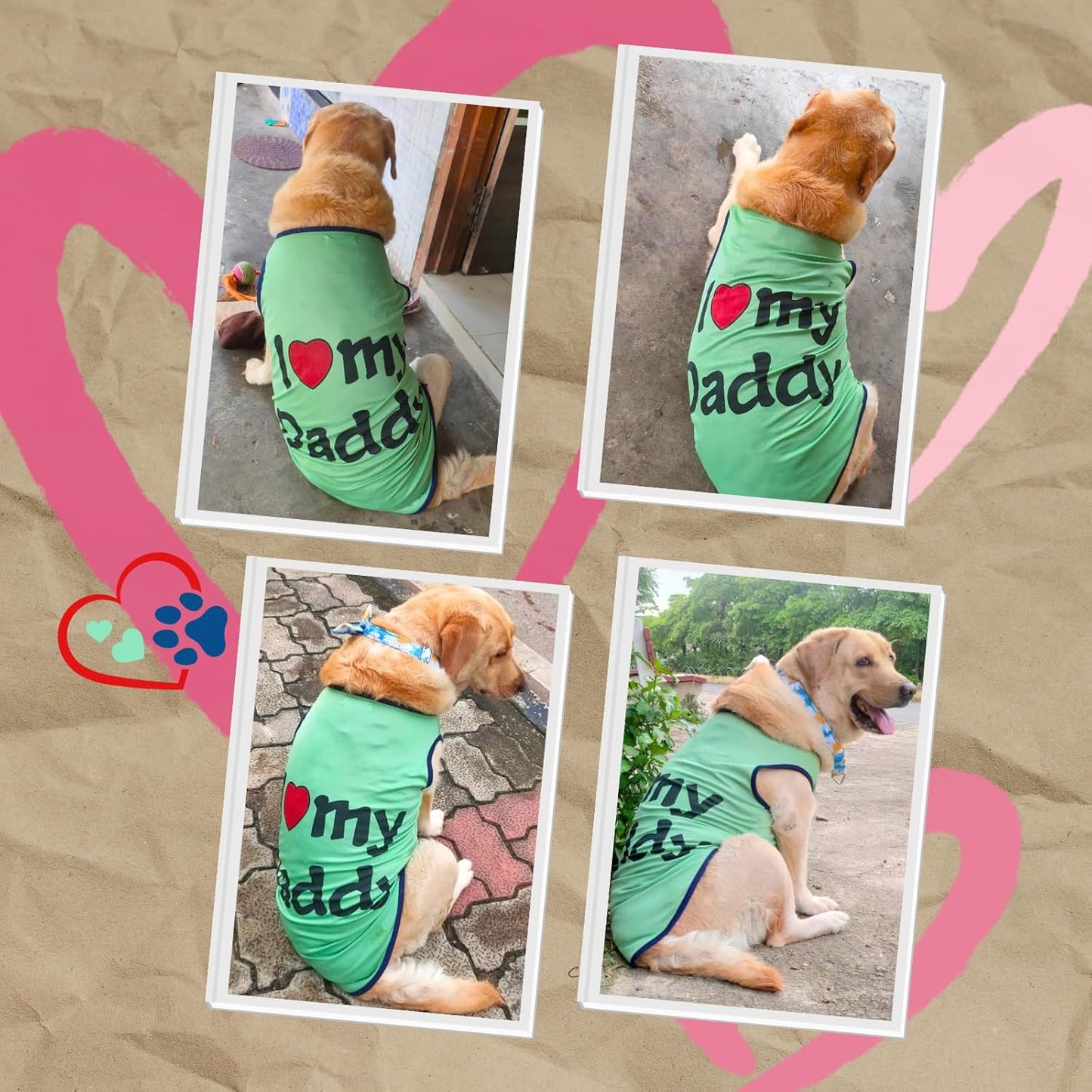 Printed Sleeveless Pet T-Shirt
