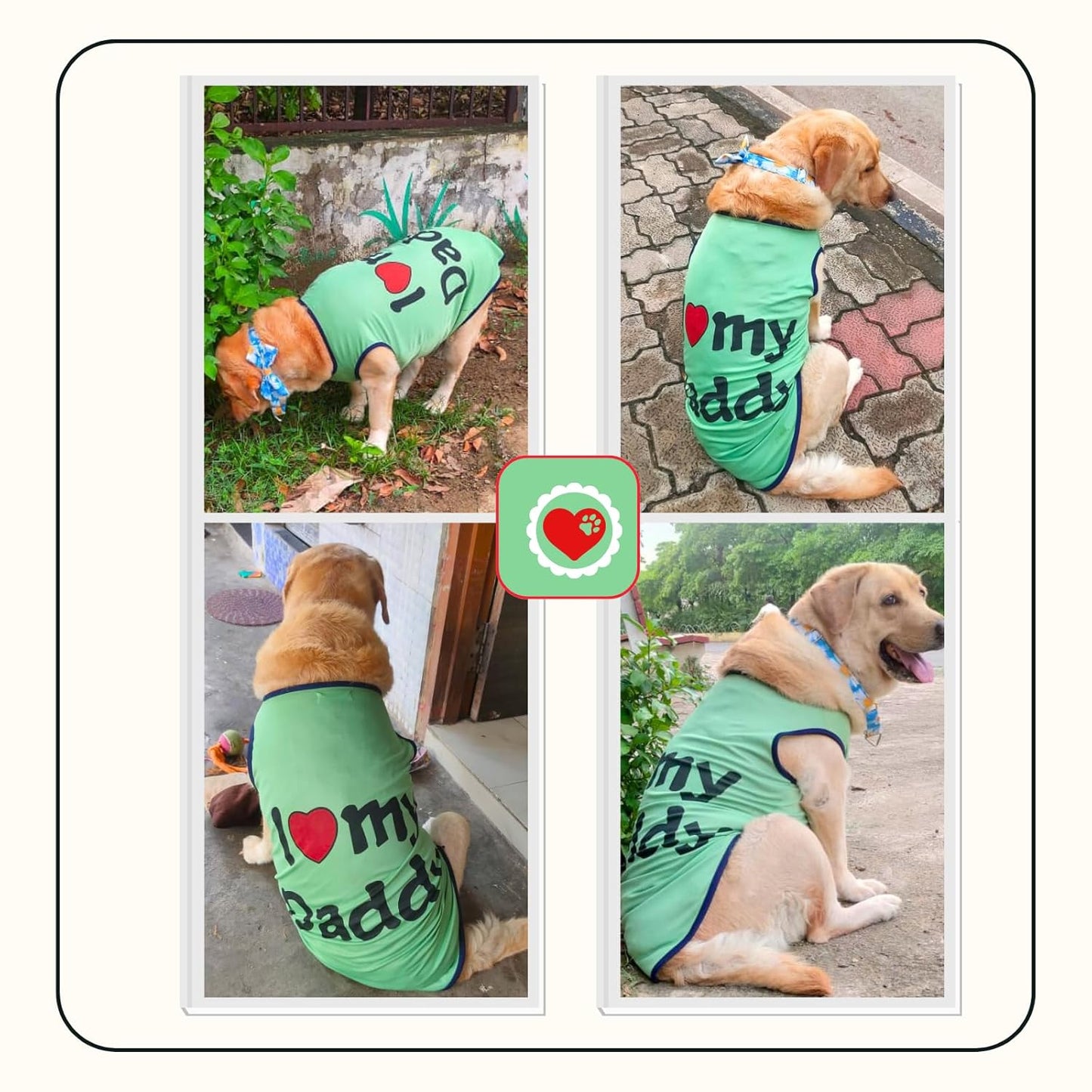 Printed Sleeveless Pet T-Shirt
