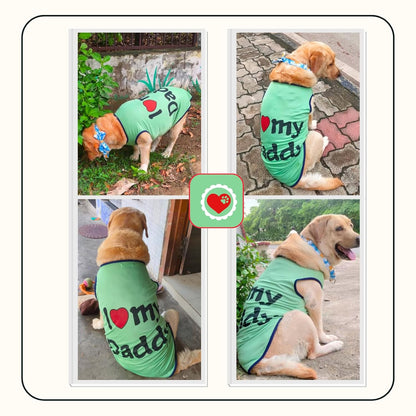 Printed Sleeveless Pet T-Shirt