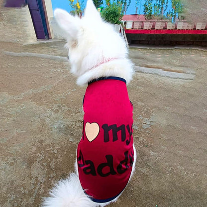 Printed Sleeveless Pet T-Shirt