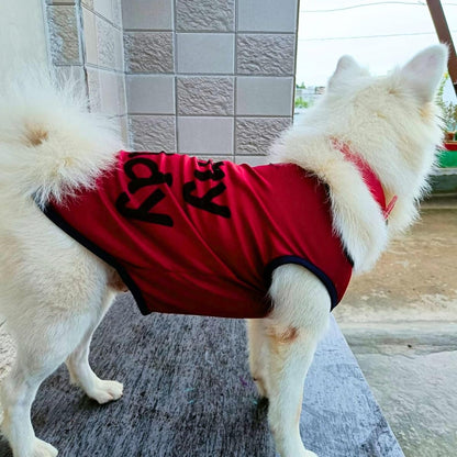 Printed Sleeveless Pet T-Shirt