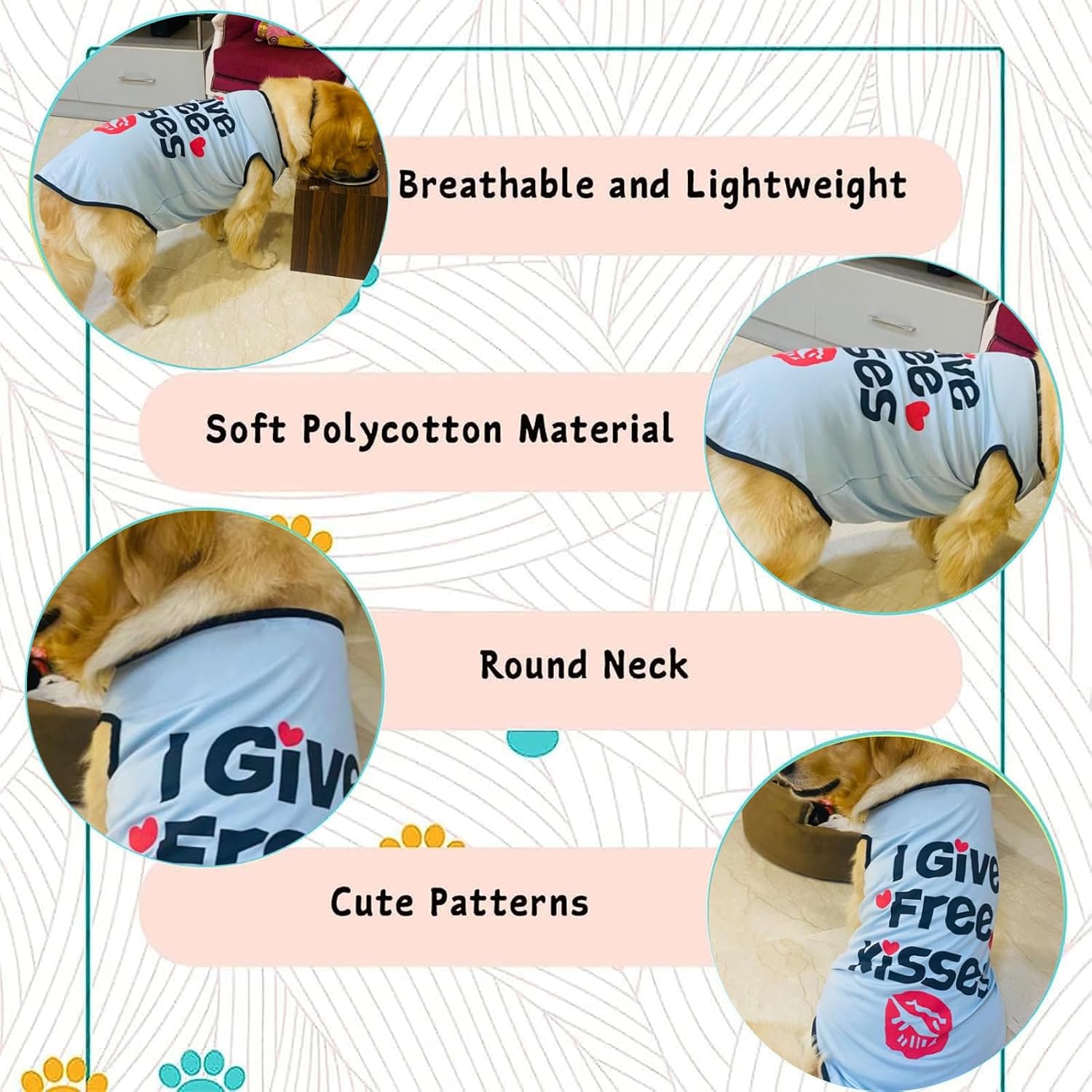 Summer Printed Pet T-Shirt