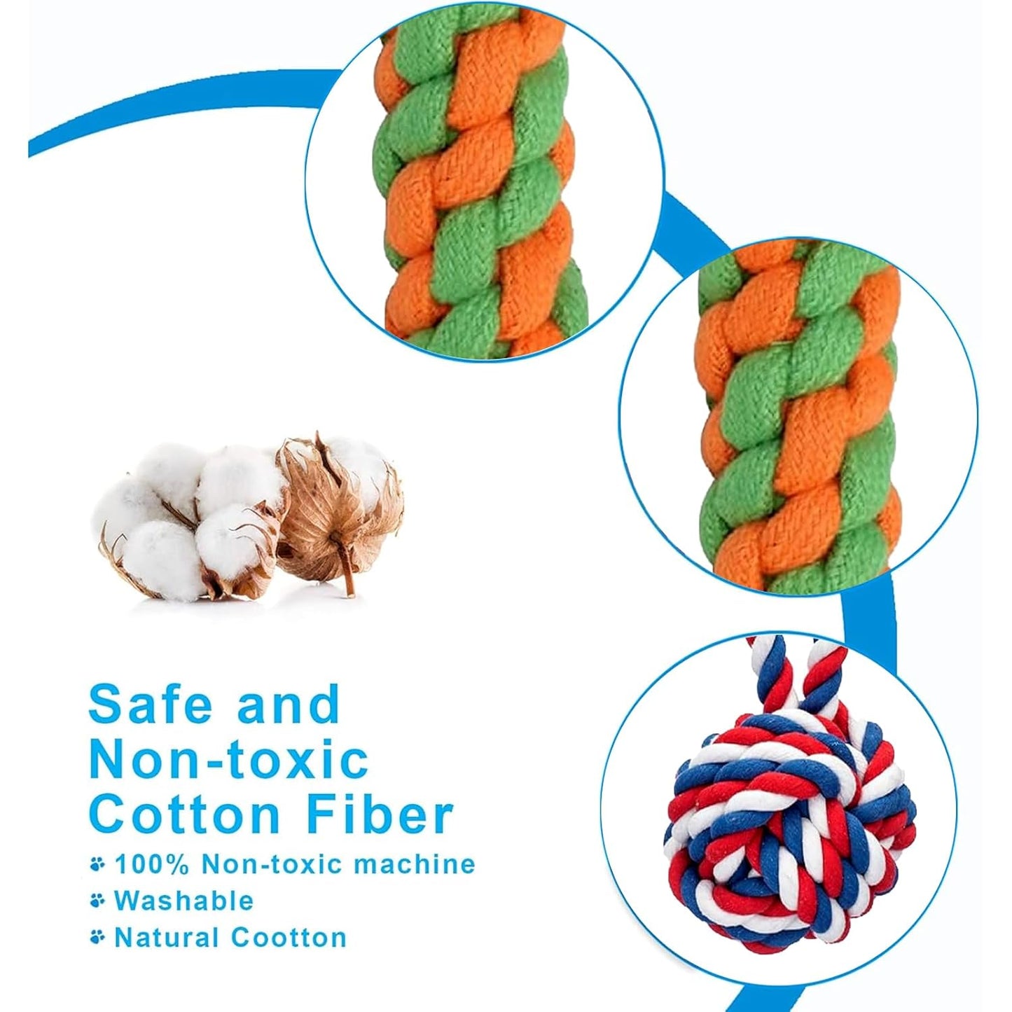 Cotton Rope Puppy Chew Toys