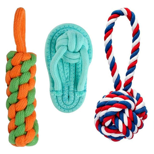 Dog Rope Chew Toy Pack