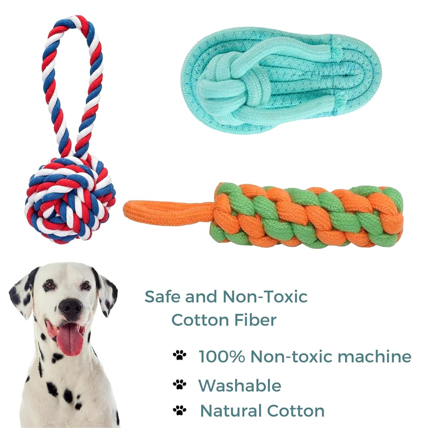 Dog Rope Chew Toy Pack